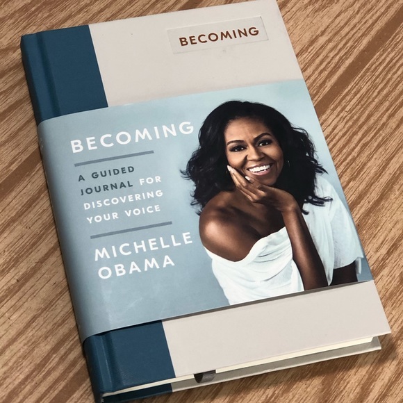 Other - Hardcover Journal Becoming Michelle Obama 8.5”X6”